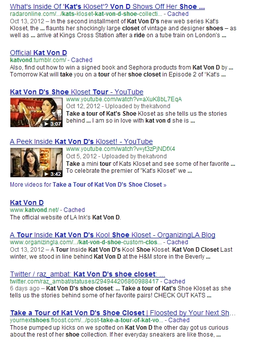 Take a Tour of Kat Von D’s Shoe Closet Google