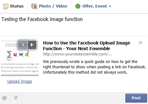 Upload Image Function